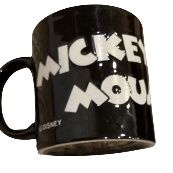 Disney Mickey Mouse Ta-daa Black 4" Coffee Mug - Picture 6 of 9